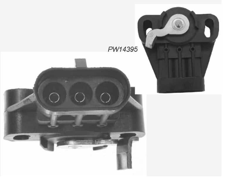 Throttle Position Sensor: Injected V8 - 85-89